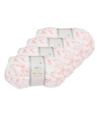 So Crafty Coral Baby Yarn 4 Pack