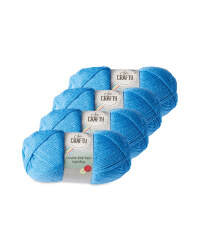 So Crafty Double Knitting Yarn - Light Blue