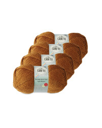 So Crafty Double Knitting Yarn - Light Brown