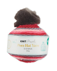 So Crafty Faux Pom Sienna Hat Yarn