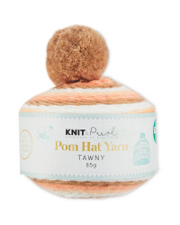 So Crafty Pom Tawny Hat Yarn