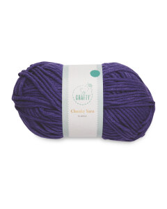 Purple Chunky Yarn 4 Pack - ALDI UK