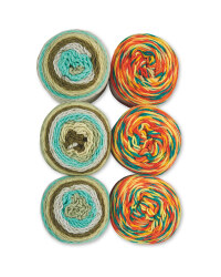 So Crafty Green Ombre Yarn Bundle