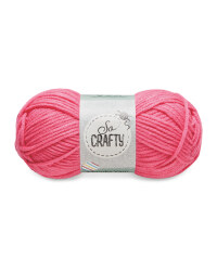 So Crafty Raspberry Chunky Yarn
