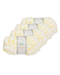 So Crafty Yellow Baby Yarn 4 Pack