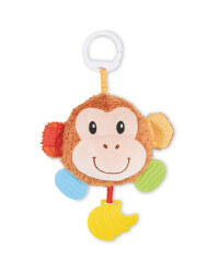 Soft Monkey Teether Rattle