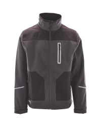 Softshell Jacket With Cordura - Grey