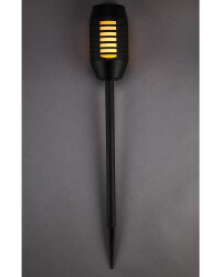 Solar Flickering Flame Torch - Black
