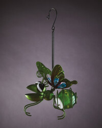 Solar Hanging Bug Lights Green