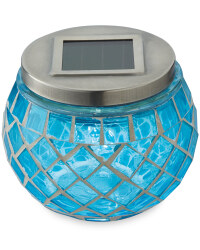 Solar Mosaic Lantern - Blue