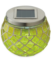 Solar Mosaic Lantern - Yellow