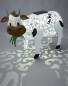 Solar Silhouette Cow