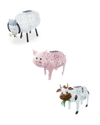 Solar Silhouette Farmyard Animals