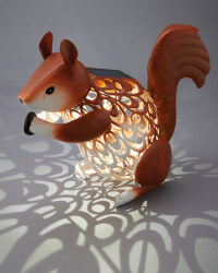 Garden Bright Squirrel Silhouette