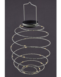 Grey Solar Spiral Light