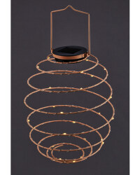 Peach Solar Spiral Light