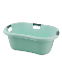 Solid Laundry Basket Pastel Green