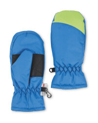 Crane Kids' Blue Mittens