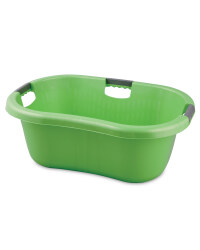Solid Wall Laundry Basket - Green