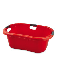 Solid Wall Laundry Basket - Red