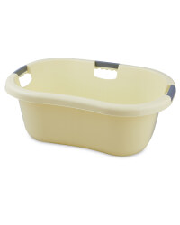 Solid Wall Laundry Basket - Vanilla