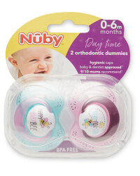 Nuby 0-6 Months Bee Soothers