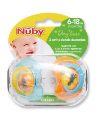Nuby Dino Day Soother 6-18 Months