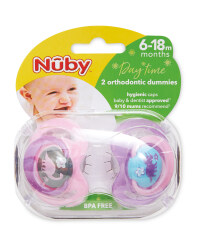 Nuby Purple Day Soother 6-18 Months