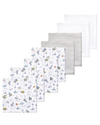 Space Muslin Cloths 8 Pack