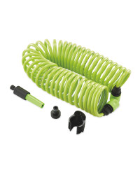 Gardenline Spiral Garden Hose Set - Green