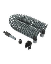 Gardenline Spiral Garden Hose Set - Grey