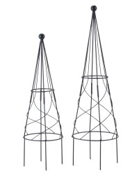 Spiral Shape Garden Obelisk