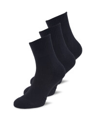 Sports Ankle Socks 3 Pack - Black