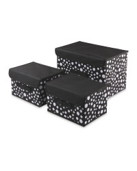 Spots Storage Boxes 3 Pack