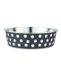 Spotty Pet Collection Bowl - Black