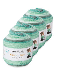 Spring Mint Ombre Yarn 4 Pack