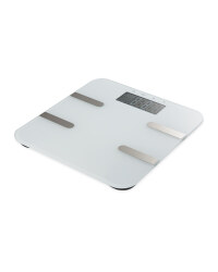 Square Body Fat Scale - White