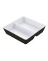 Square Divided Serving Dish - Grey