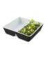 Square Divided Serving Dish - Grey