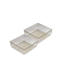 Square Drawer Organisers 2 Pack