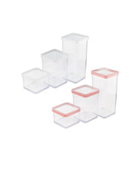 Square Food Storage Boxes 3-Pack