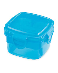 Square Snack Container - Blue