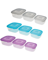 Square Storage Containers 3 Pack