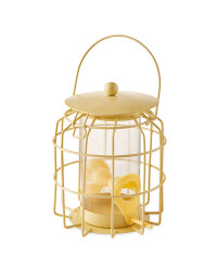Squirrel Proof Suet Feeder - Cream