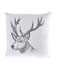 Stag Festive Cushion
