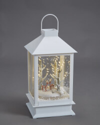 Standing Deer Snowing Lantern