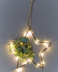Star Hanging Eucalyptus Wreath