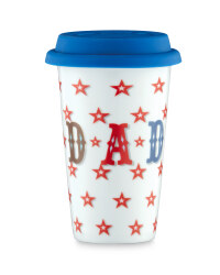Star-Print Travel Mug
