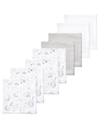 Starry Sky Muslin Cloths 8 Pack