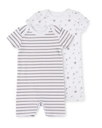 Stars & Stripes Rompers 2 Pack